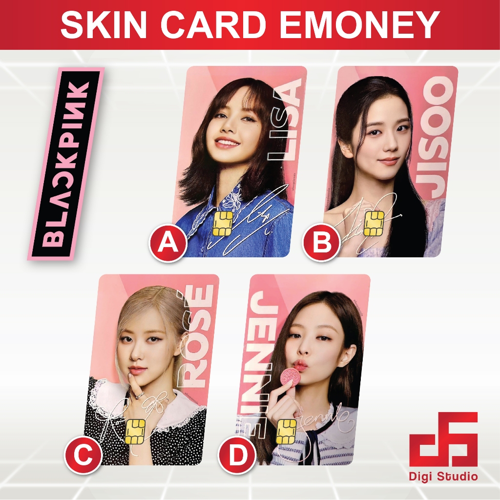 

Digi Studio - Skin Card BLACKPINK Cool - Emoney / Flazz / ATM / Credit Card