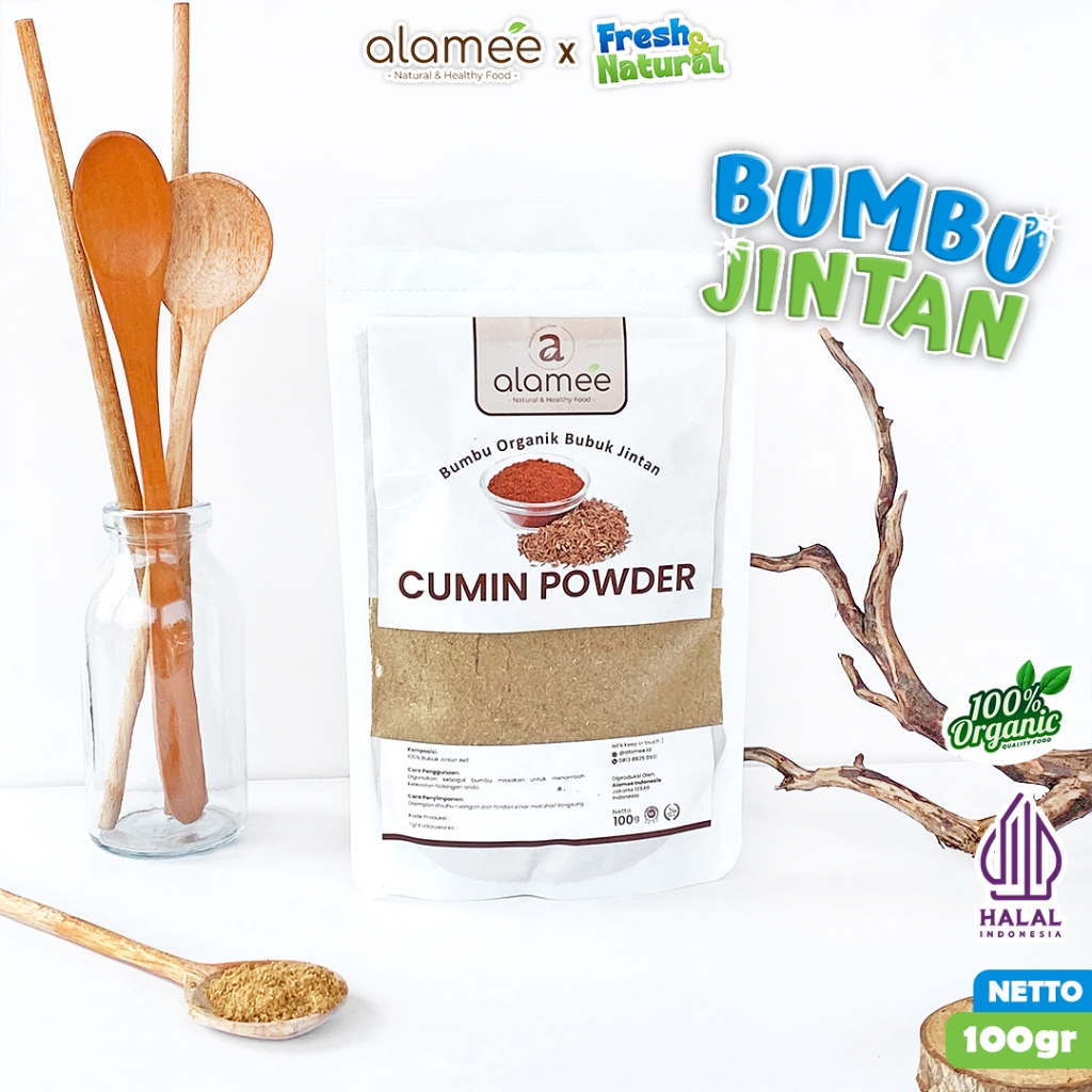 

ALAMEE Bumbu Dapur Jintan Bubuk Cumin Powder Bumbu Dapur Instan Jinten 100gr fresh and natural