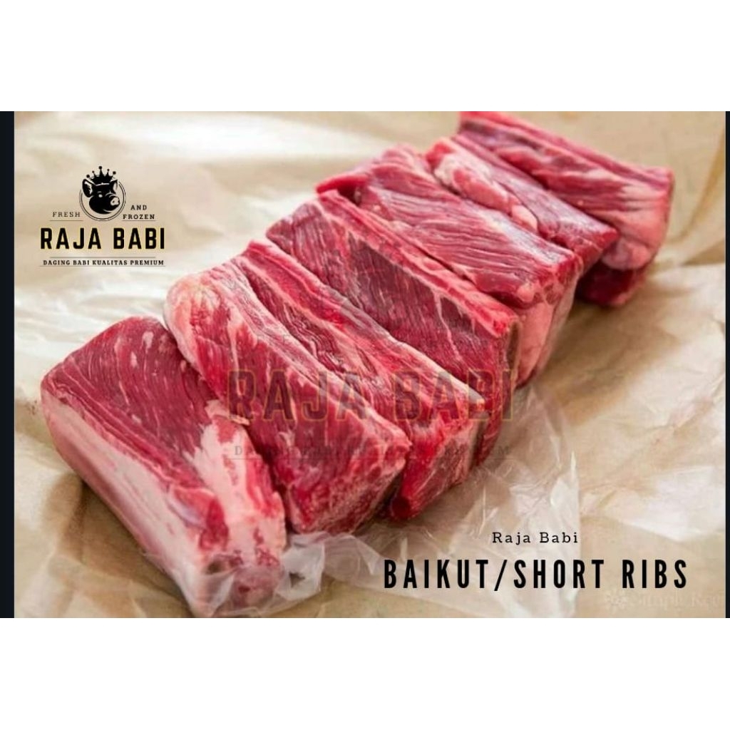 

Baikut/Iga Potong/Short Ribs/Raja Babi/Kualitas Premium