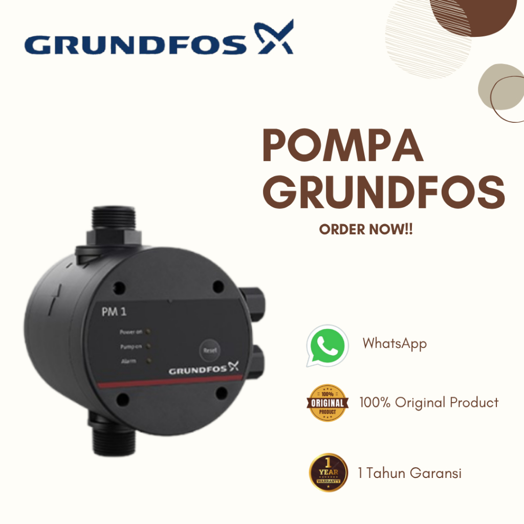 POMPA GRUNDFOS PM 1-15 & PM 2