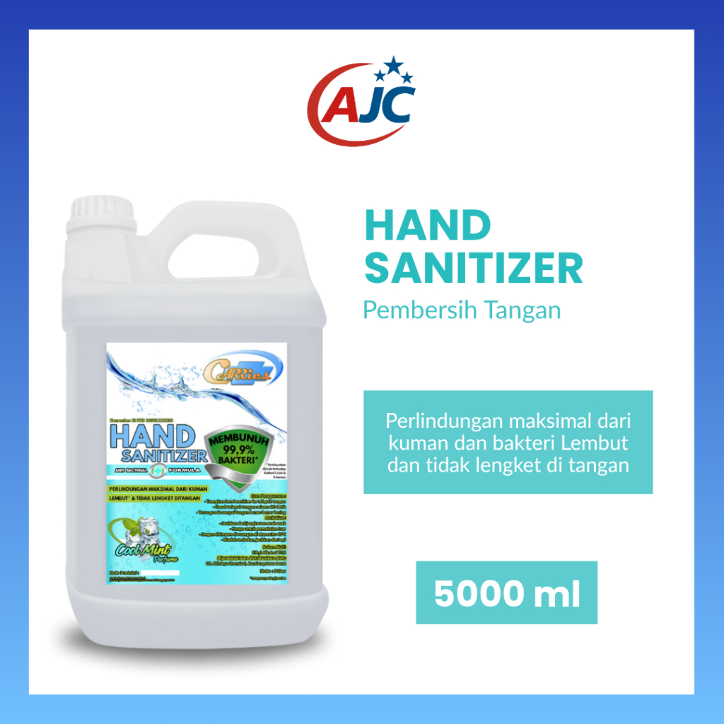 Hand Sanitizer LIQUID Anti Bacterial Cair 5 Liter / Hand Sanitizer Literan