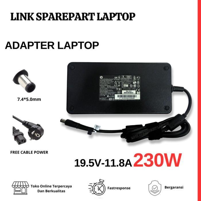 Adaptor Laptop 19.5V 11.8A 230W 7.4*5.0mm Laptop Adapter Charger Thin 608432-001 PA-1231-66HH HSTNN-
