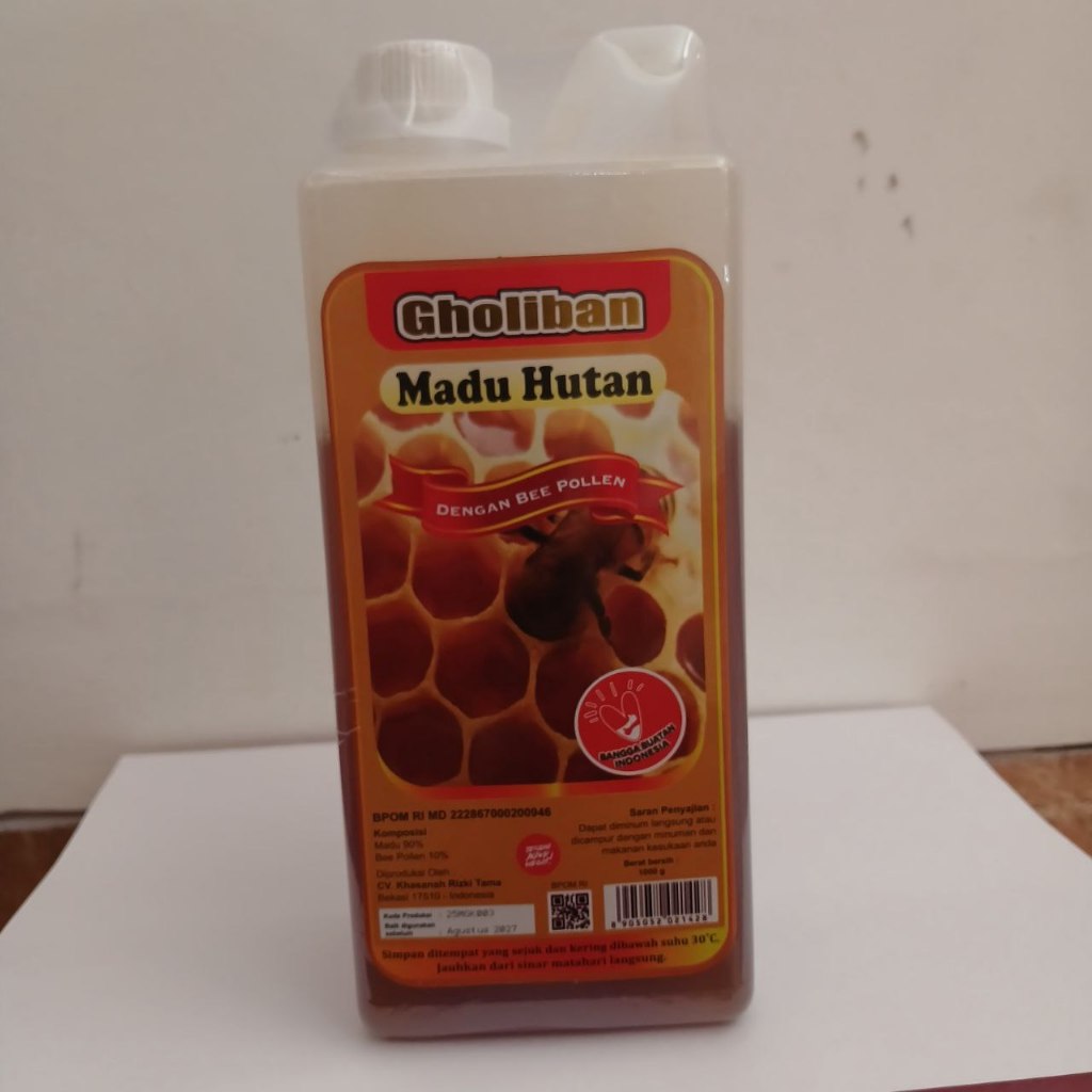 

Gholiban Madu Hutan Murni Asli 100% Membantu Menjaga Daya Tahan Tubuh Isi 1 kg
