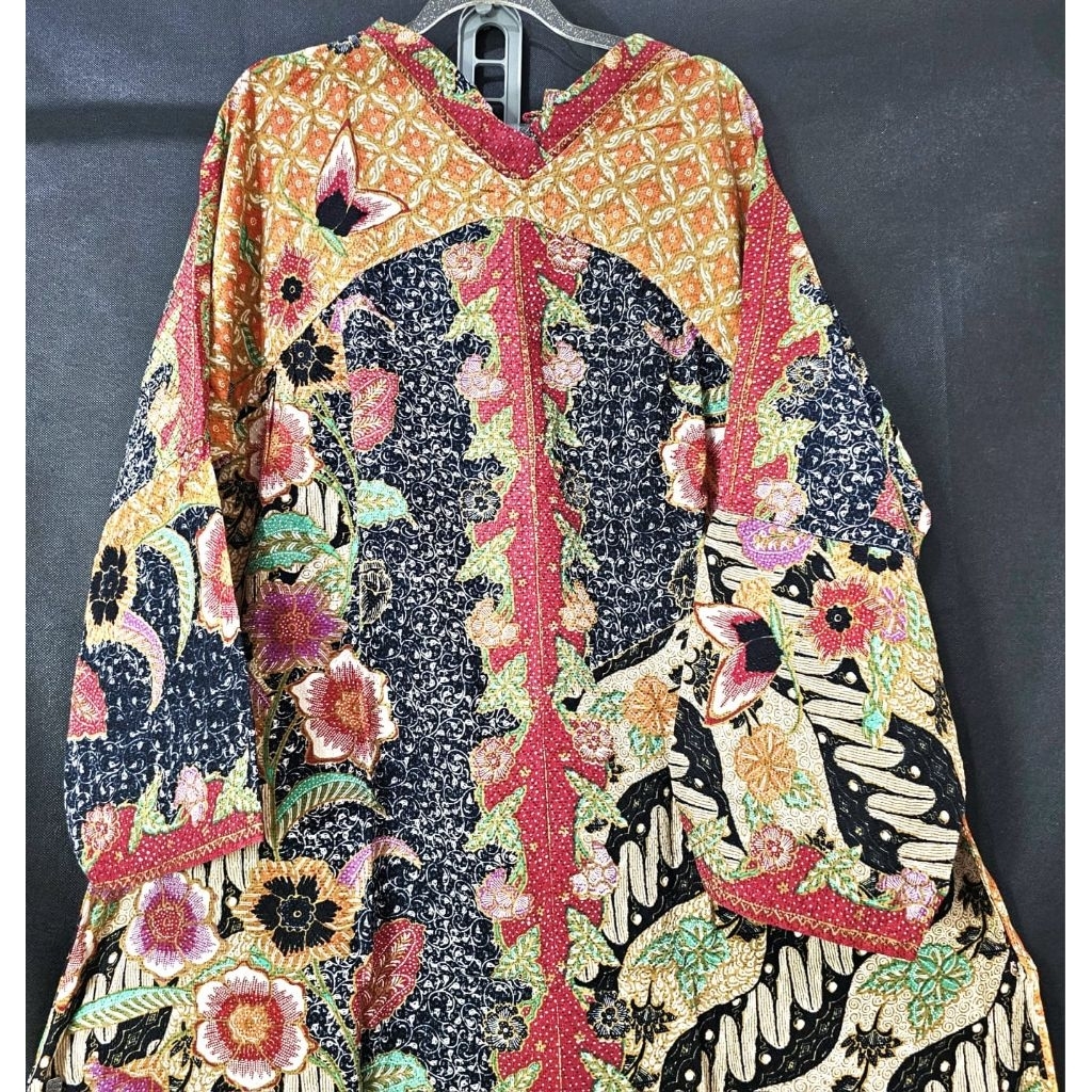 Long Dress Batik Gamis Batik Baju Pesta Batik XXL Jumbo
