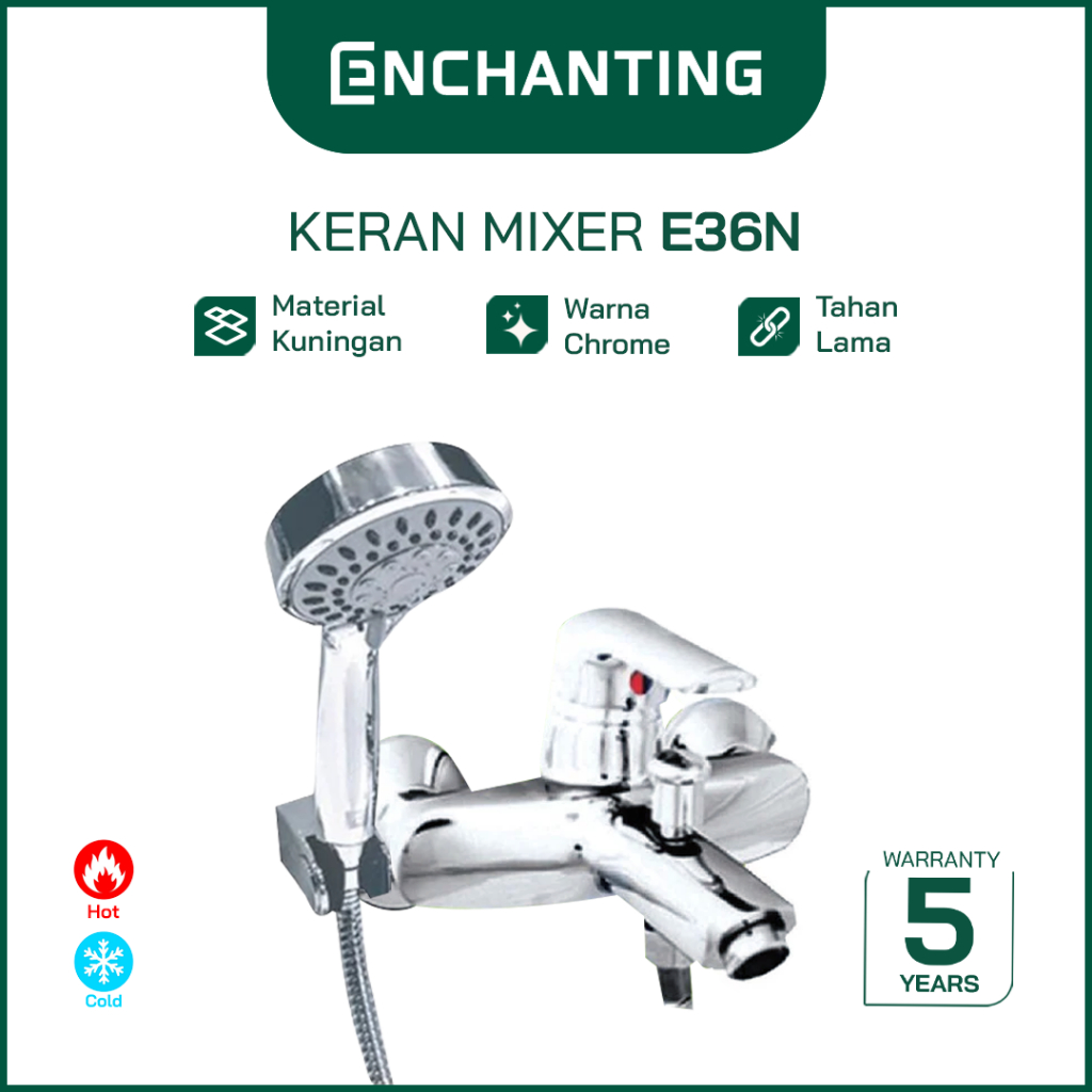 Kran Mixer Panas Dingin Europe Enchanting E36N