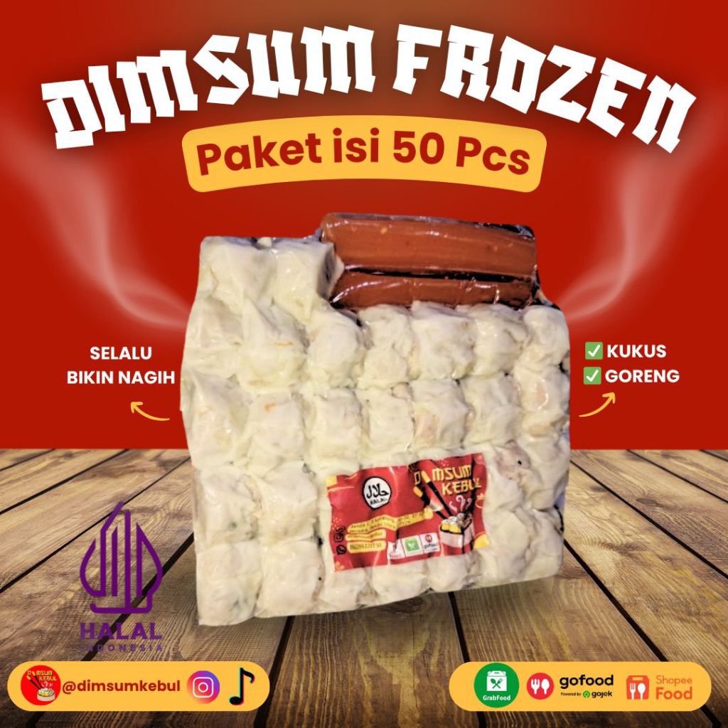 

DIMSUM FROZEN ISI 50 PCS
