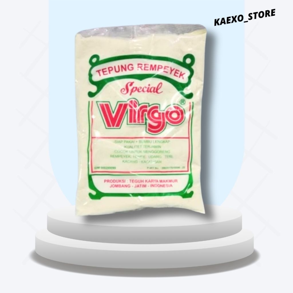 

Tepung Rempeyek Cap Virgo || Rempeyek Virgo Sachet Murah