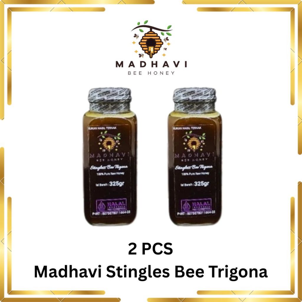 

MADHAVI Stingles Bee Trigona 325mg - 2 Pcs