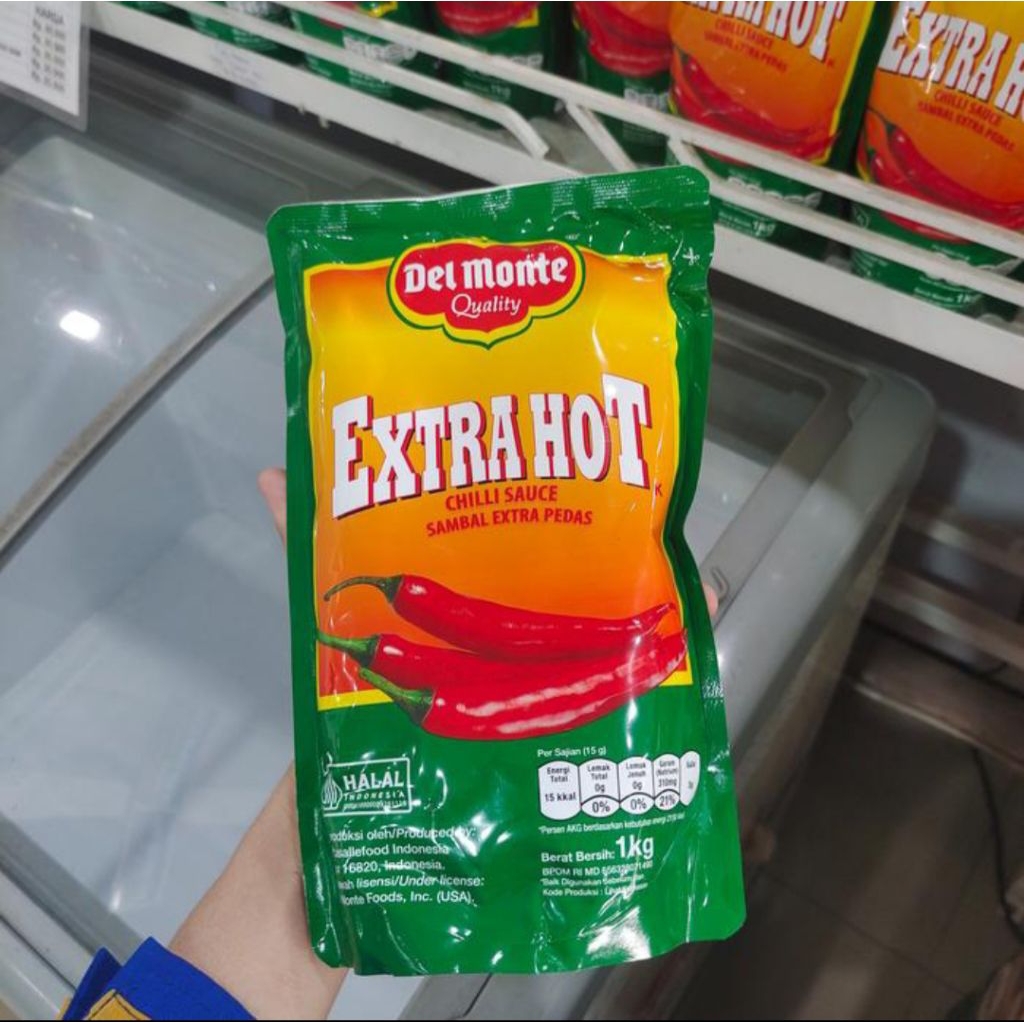 

saus cabe delmonte exkstra hot 1 kg