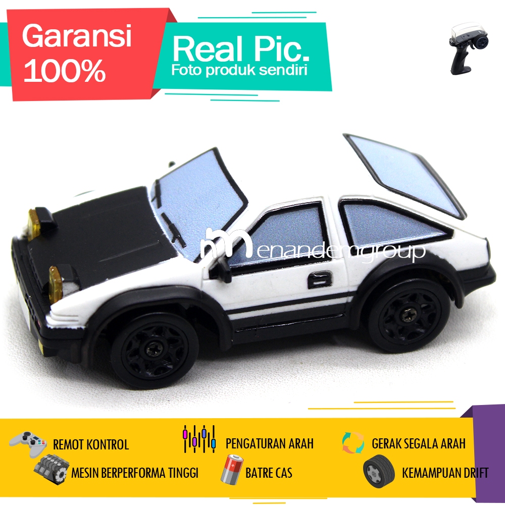 Mainan Mobil Remot Kontrol RC Drift Mini Full Propo Mobil Drift Legendaris Model Batre Cas Special S
