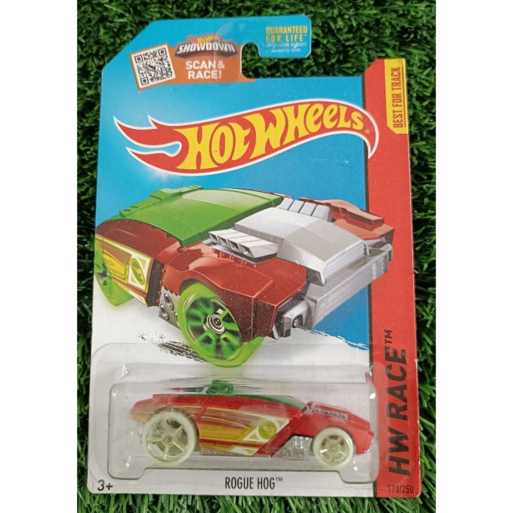 Hot Wheels TH Reg ROUGE HOG  Ban Grow in the dark
