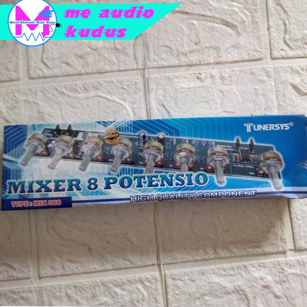 MODUL MIXER PENGUAT 8 POTENSIO TUNERSYS
