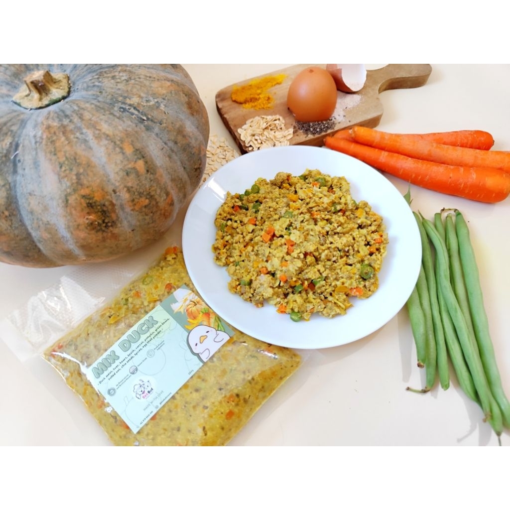 

Mix Duck Cooked Dog Food (makanan matang)