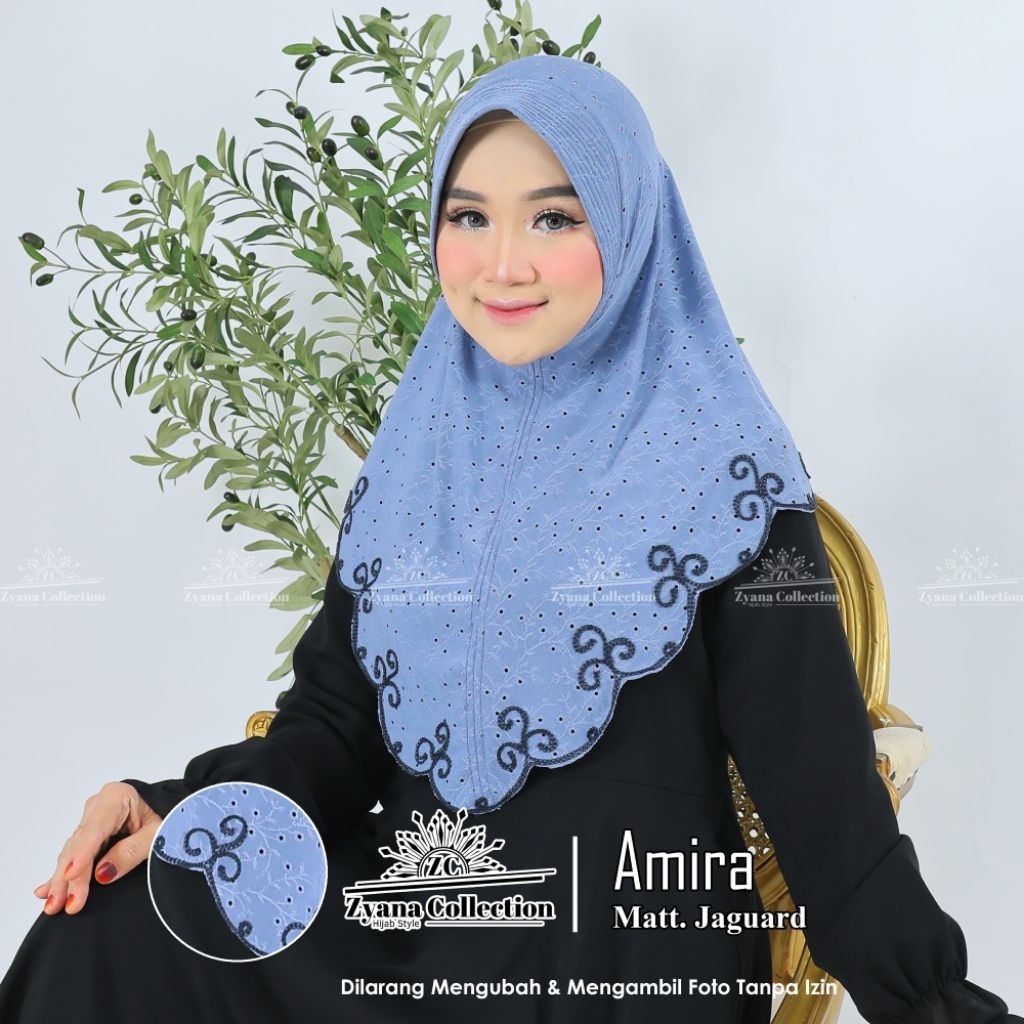 Hijab instan Amira Sulam by zyana