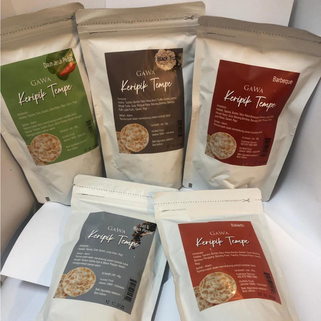 

GAWA Keripik Tempe Rasa Gawa Kripik Tempe 45gr