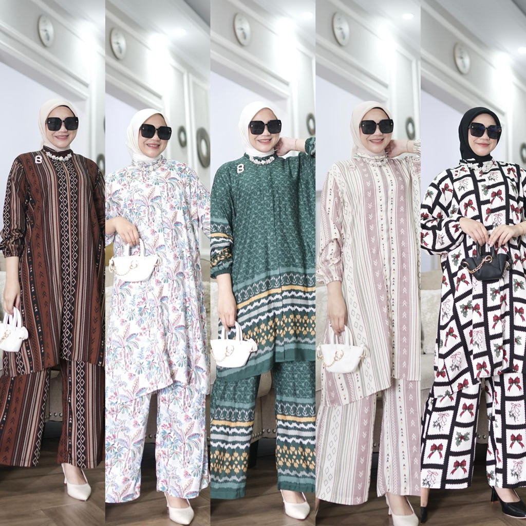 ZALIKA SET KULOT JUMBO RAYON PREMIUM BISA COD