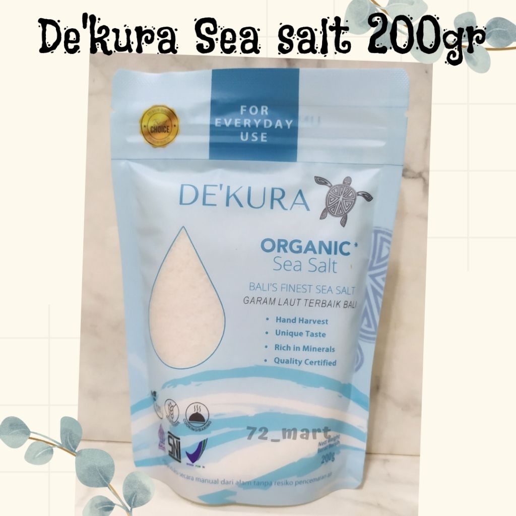 

De'kura Organic Sea Salt/Garam laut/Premium garam laut bali