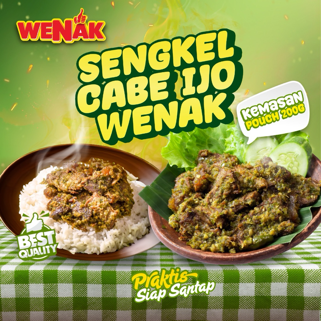 

Sengkel Cabe Ijo Wenak 200 gram