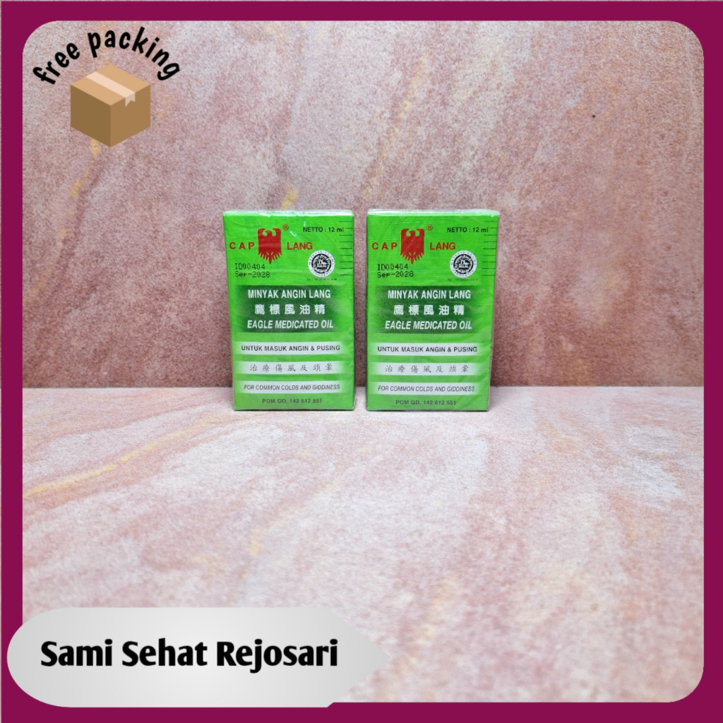 2 Pcs CAP LANG MINYAK ANGIN PPO 12 ML