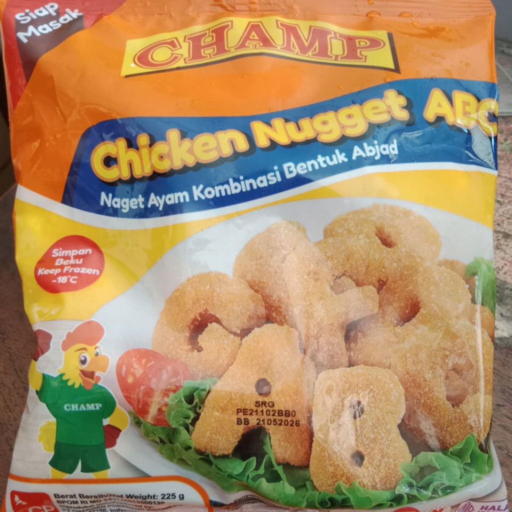 

Nugget cham ABC 225gr