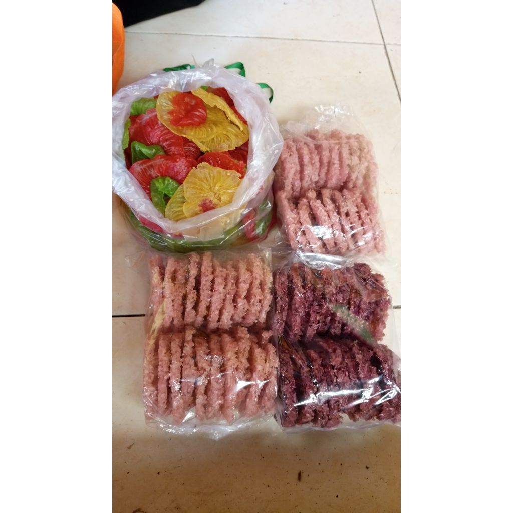 

raginang, kerupuk kembang