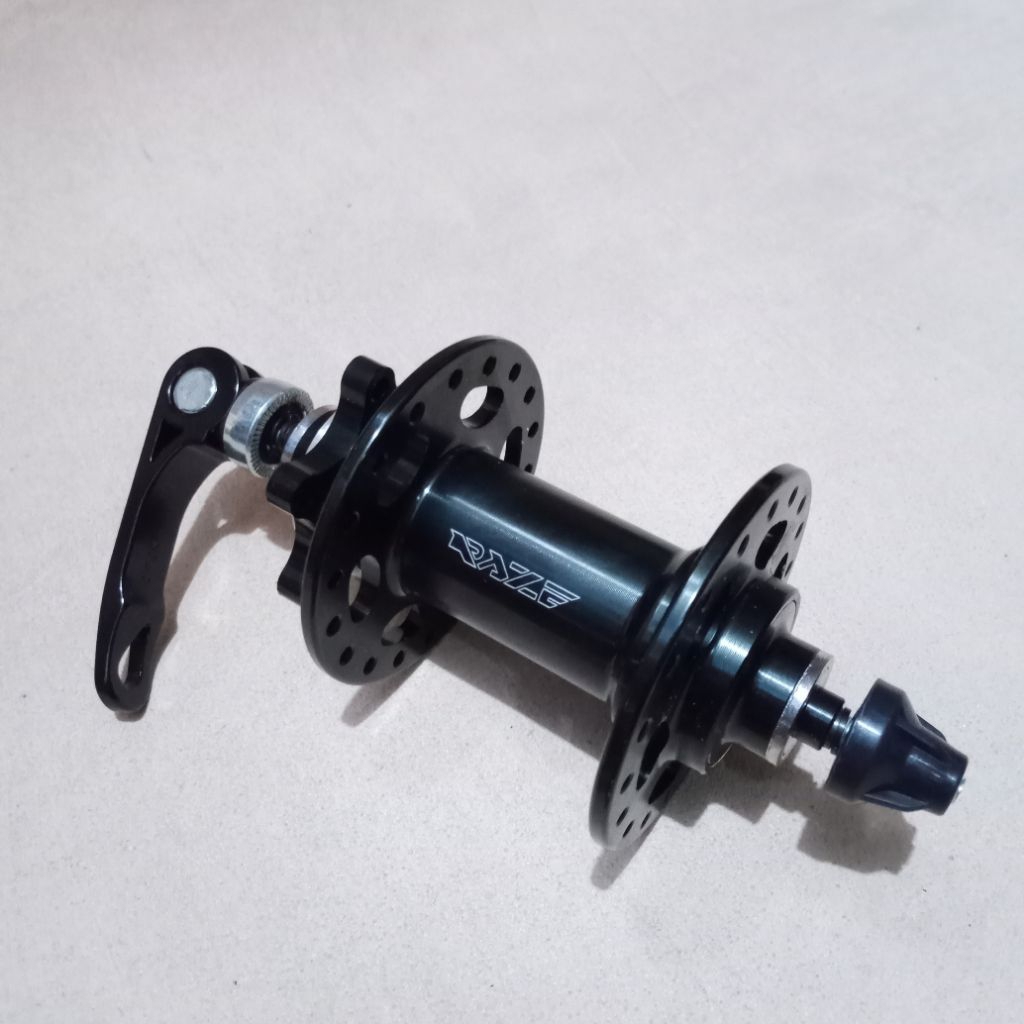 Hub Depan Raze Bearing QR 100mm Six Bolt 36 Hole MTB Sepeda