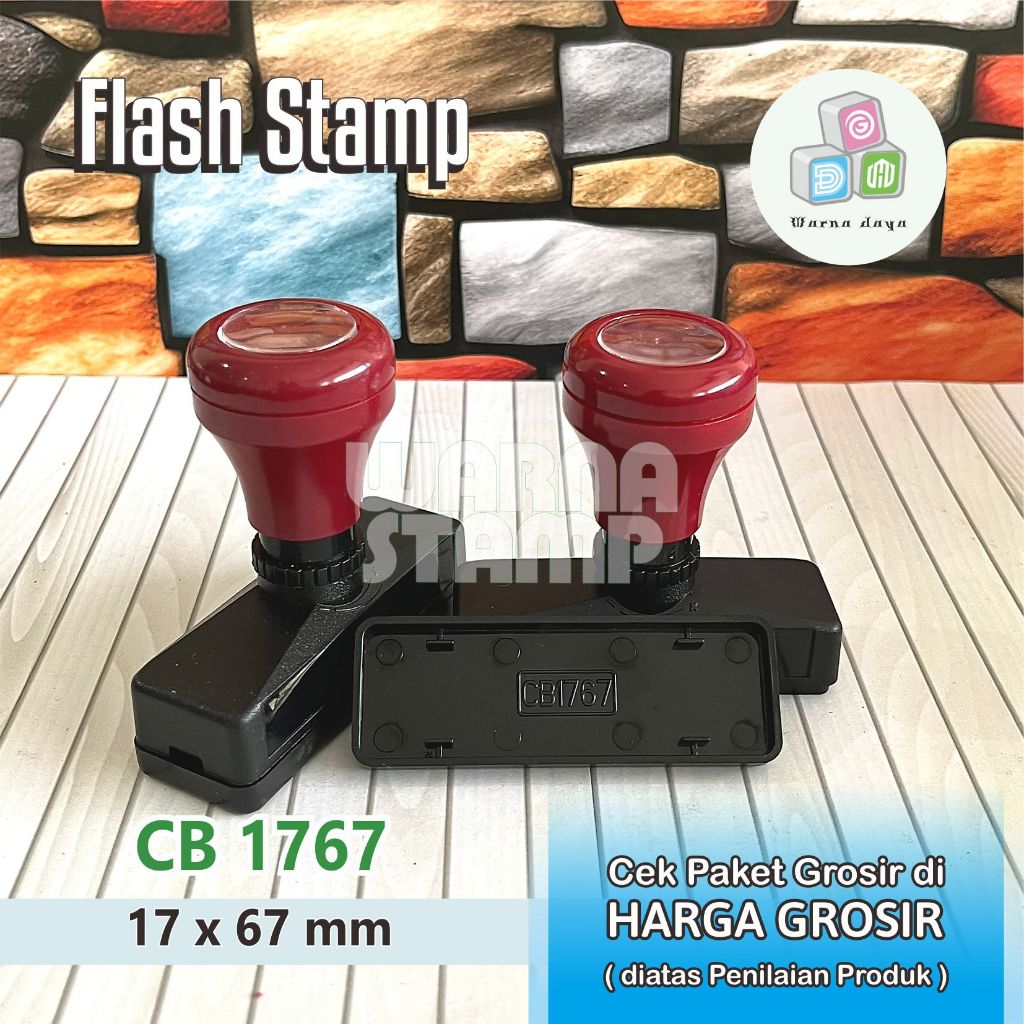 

Gagang Stempel Flash 1767 mm Paket 5 - 100 Biji / STEMPEL FLASH HANYA GAGANG SAJA