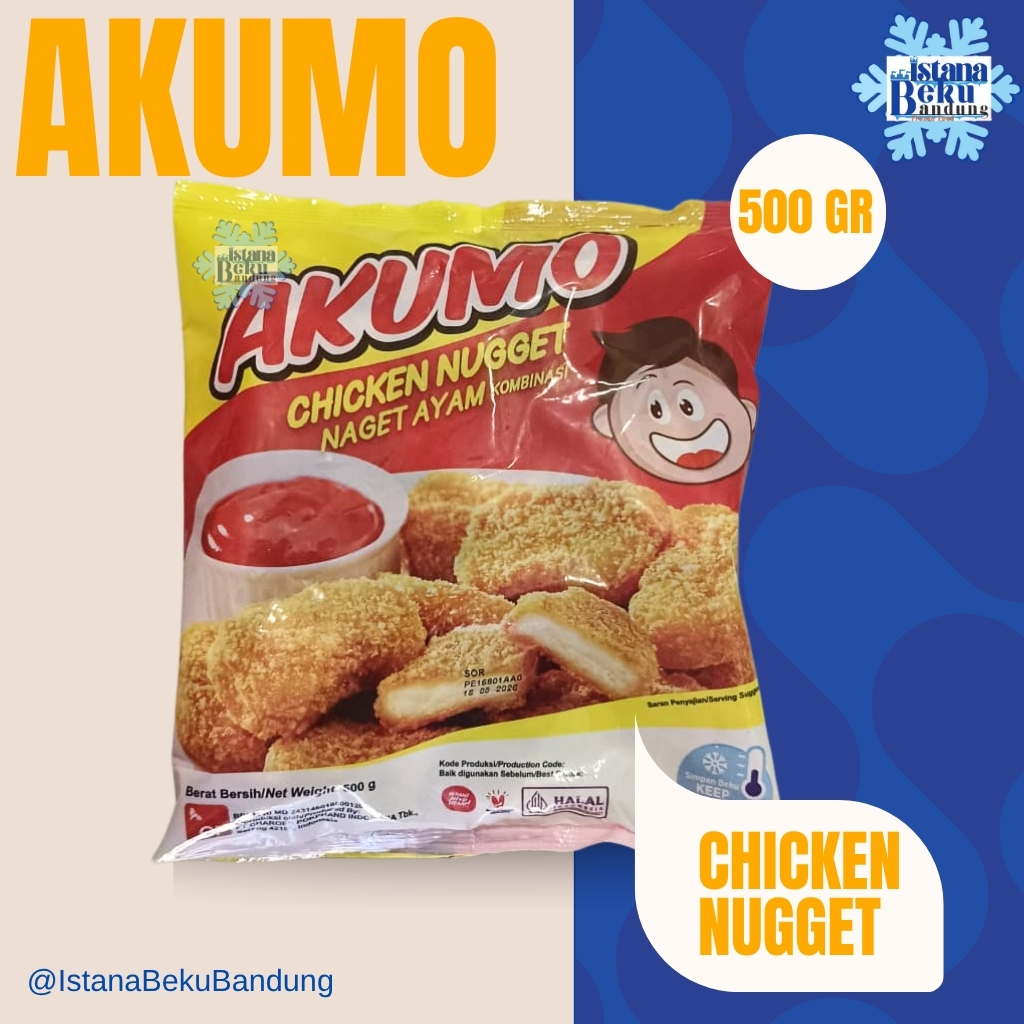 

Akumo Chicken Nugget / Naget Ayam 500gr
