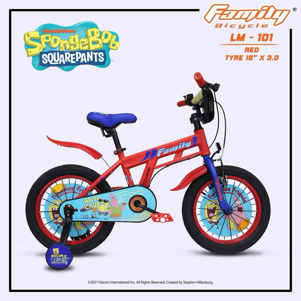 Sepeda BMX Anak 16 inch Family Spongebob