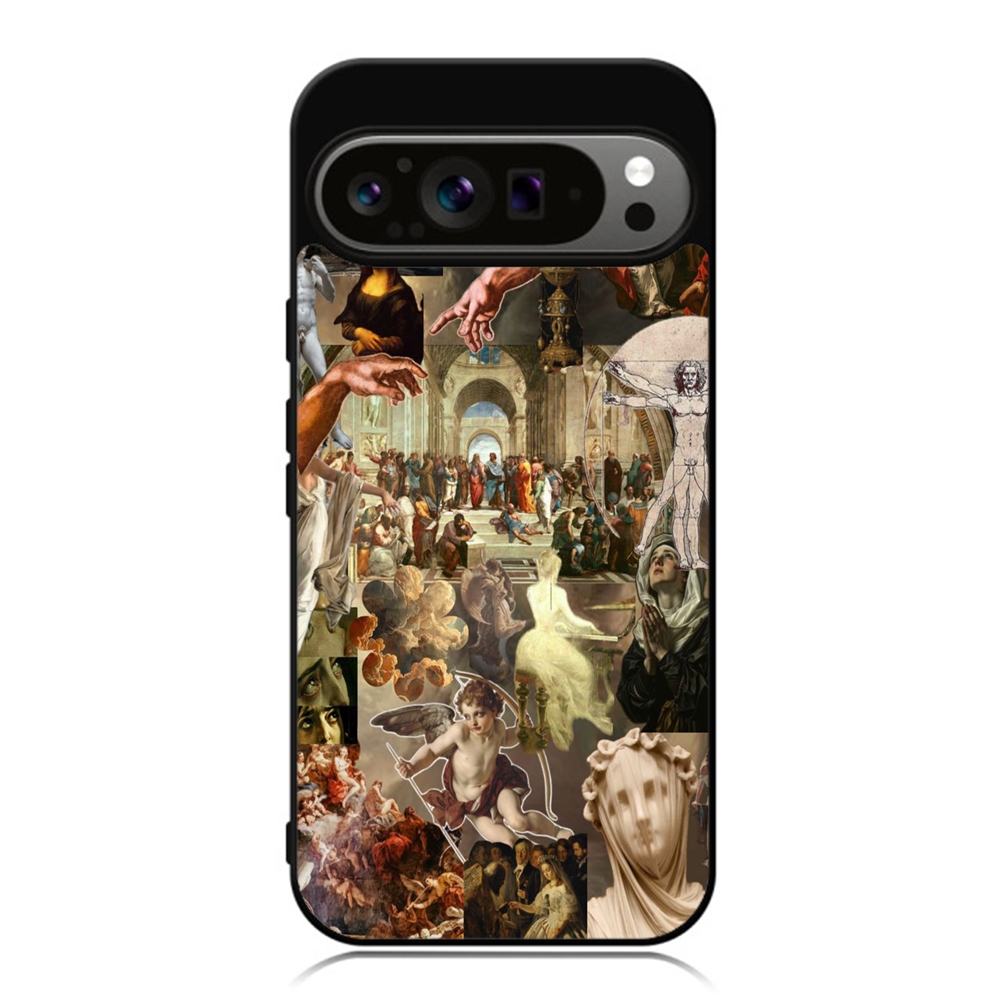 Case HP Google Pixel 9 8 7 6 5 4 3 Pro XL 4g 5g TPU Custom Softcase Da Vinci Art