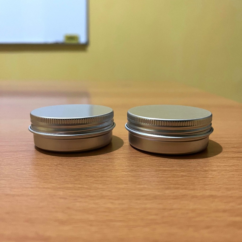 pot jar aluminium 30gr / pot pomade 30gr silver / pot kaleng 30gr