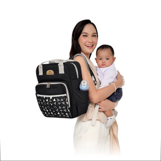 Mom's Baby Tas Bayi Ransel Woody Series - MBT 3077 / Mom's Baby Tas Ransel Bayi Model Annelo Aurora
