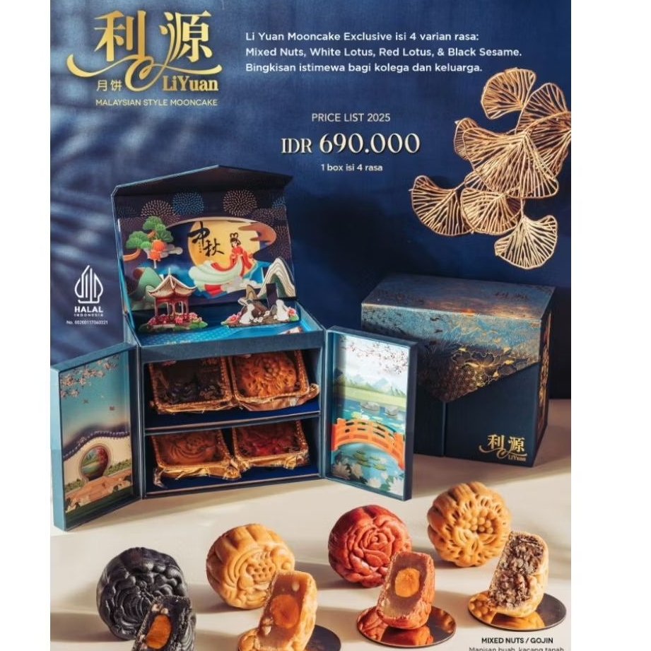

Li Yuan MOONCAKE (Import)/Kue bulan