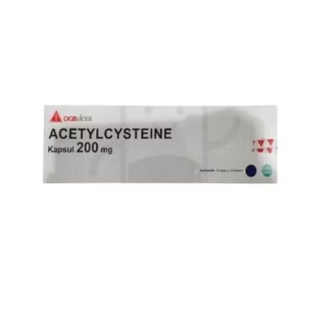 ACETYLCYSTEINE OGB DEXA 200 MG BOX 100 TABLET