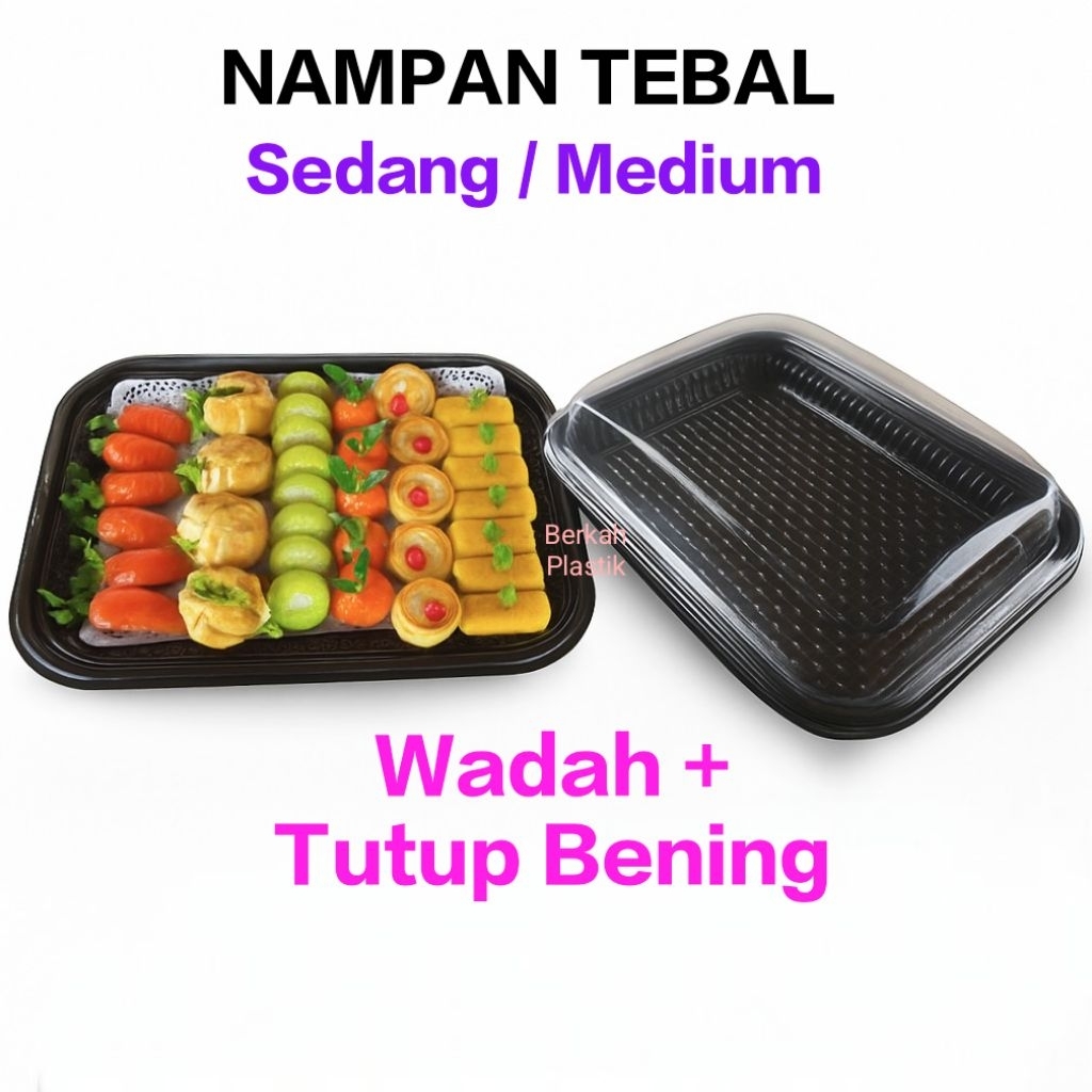 Mika nampan sedang medium / tray nampan coklat M hantaran