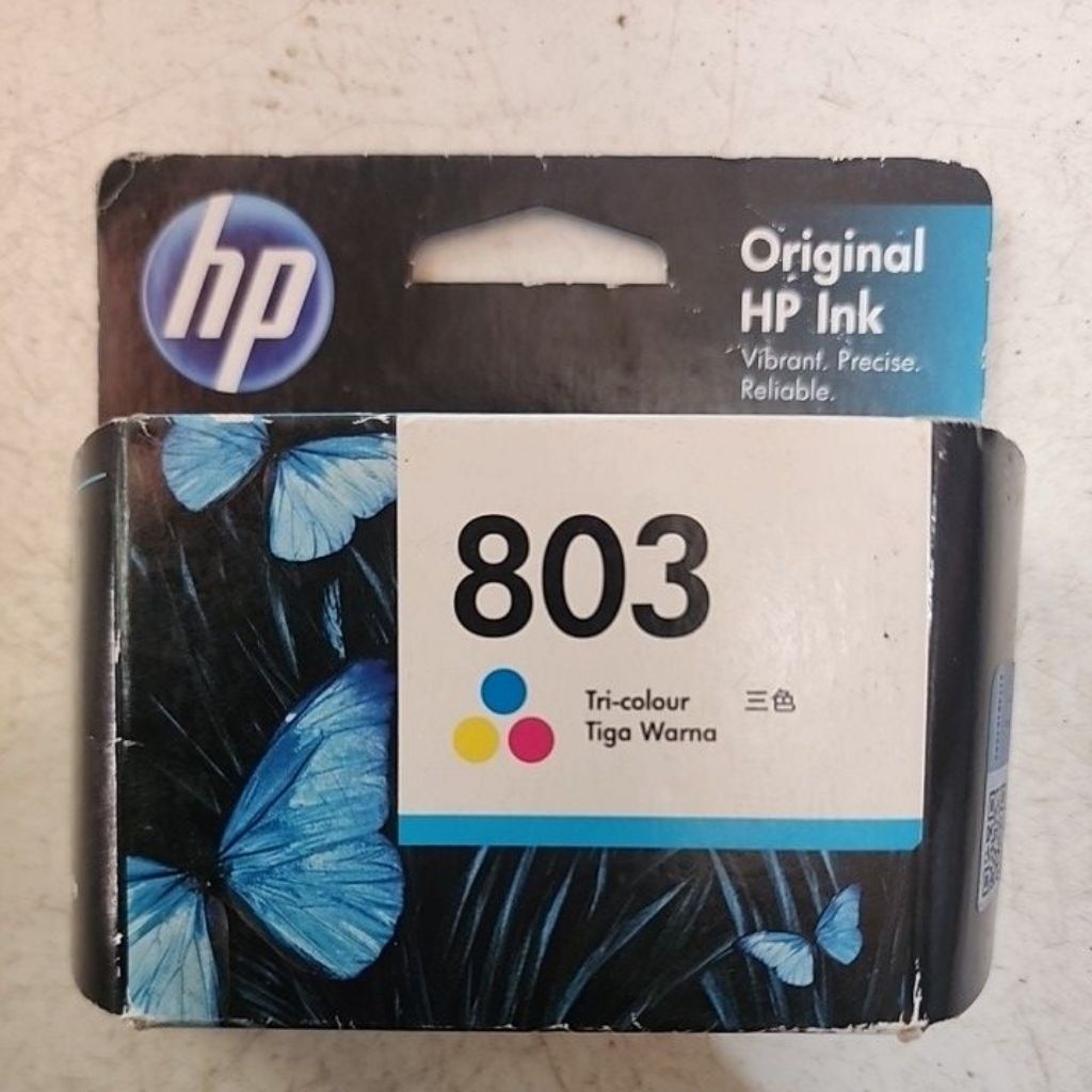 Tinta hp 803 tri colour original warna