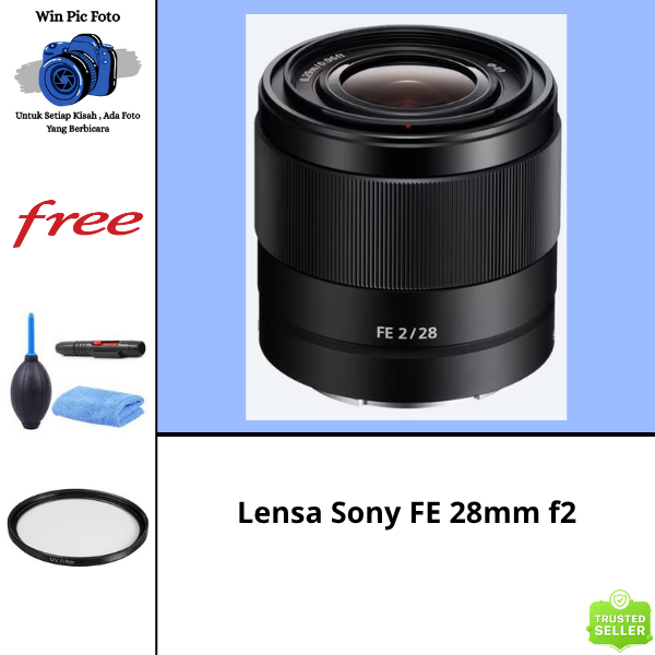Lensa Sony FE 28mm f2 / Lensa Kamera Sony / Lensa Camera Sony / Lens Kamera Sony / Lens Camera Sony 