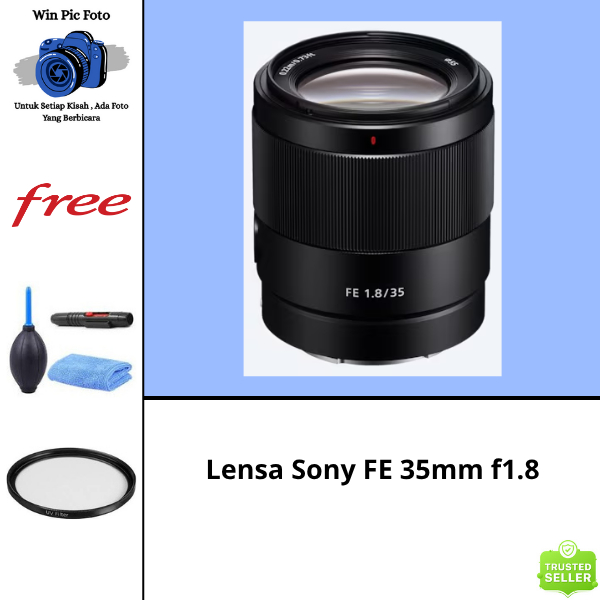Lensa Sony FE 35mm f1.8 / Lensa Kamera Sony / Lensa Camera Sony / Lens Kamera Sony / Lens Camera Son