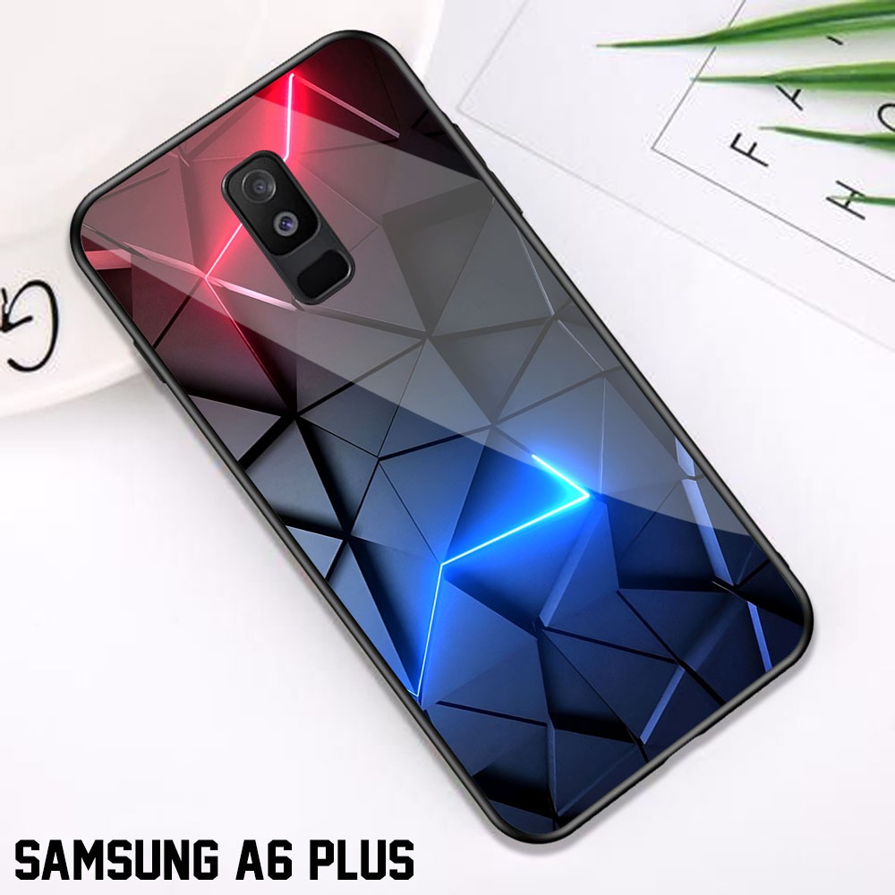 Case Samsung A6 Plus Casing Samsung A6 Plus [ABSTRAKM05] Case Glossy Case Aesthetic Custom Case Anim