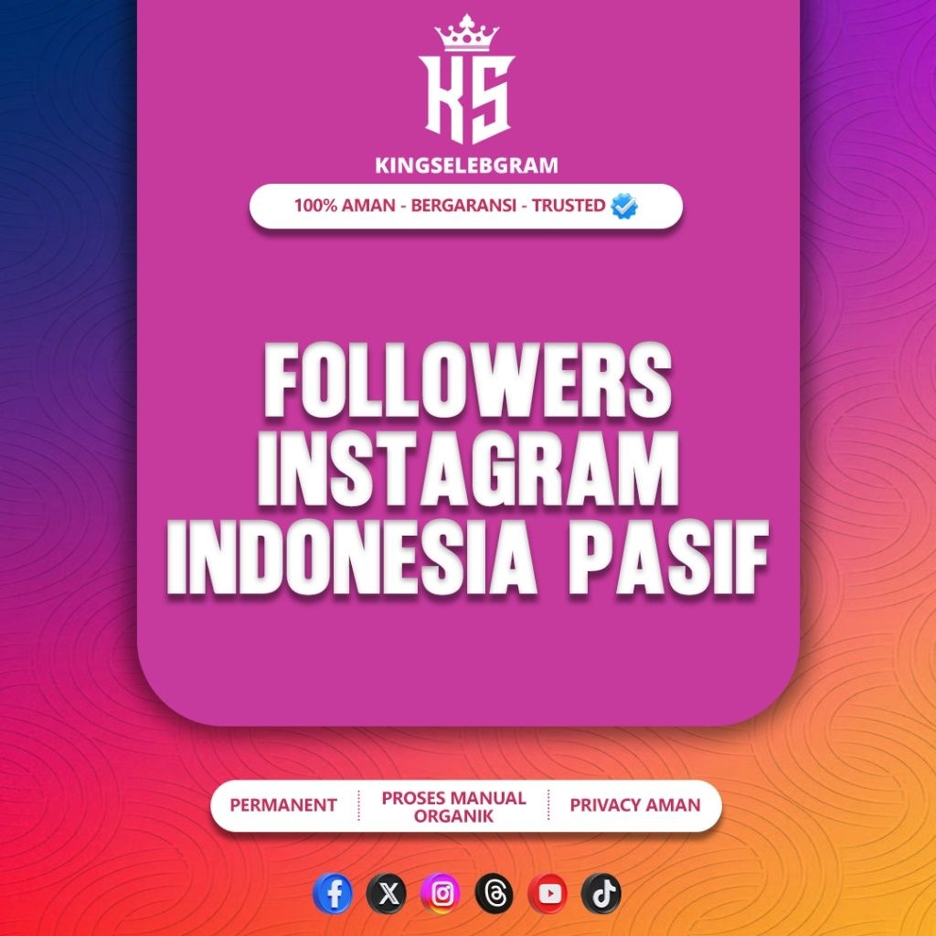 INSTAGRAM FOLLOWERS INDONESIA PASIF PERMANENT