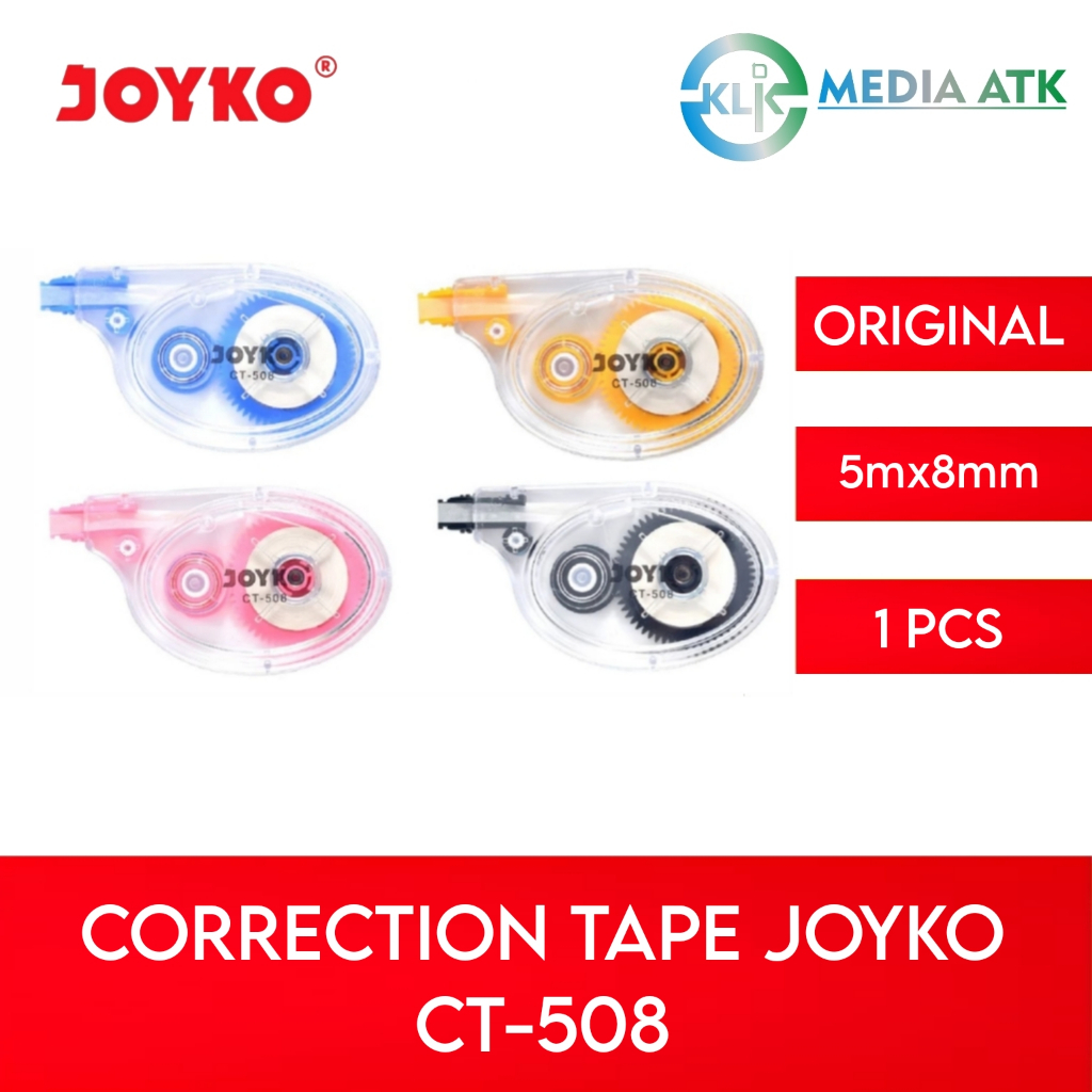 

Correction Tape Joyko CT-508 - Tipe X Pita - 1 Pcs