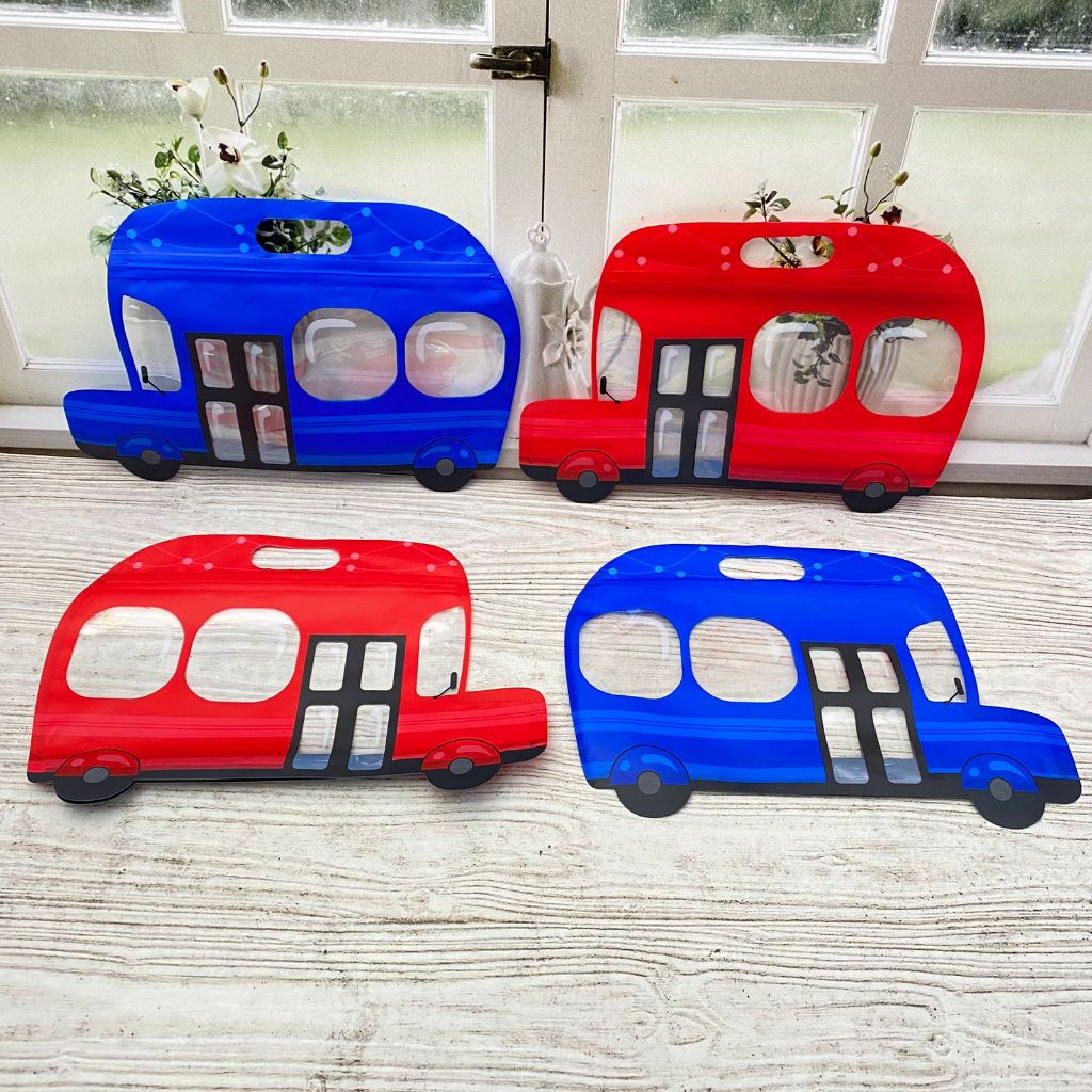 

Pouch Zipper Wadah Goodiebag Model Car Transparan Imut Unik Best Quality Harga Termurah Bisa Grosir dan COD
