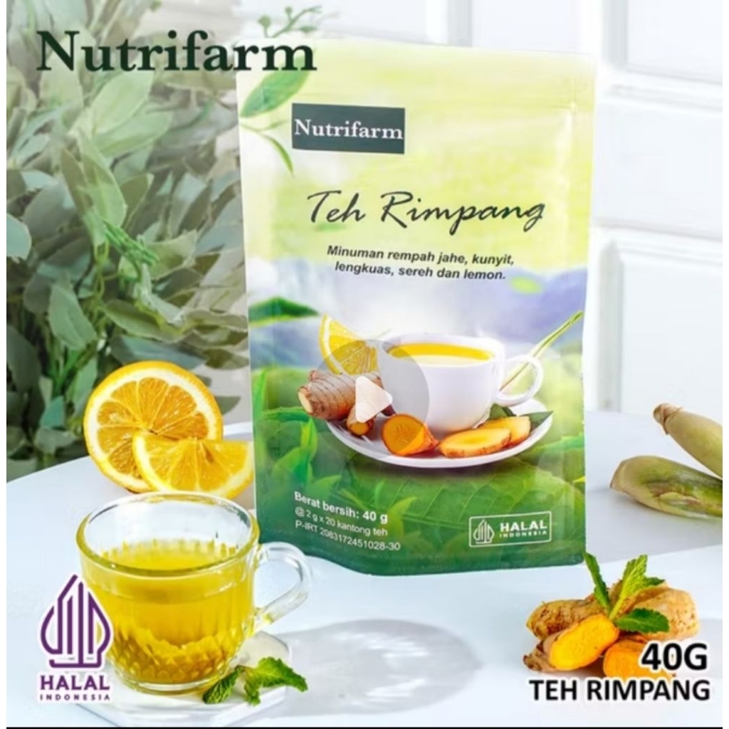 

Teh Rimpang Isi 20 kantong Nutrifarm