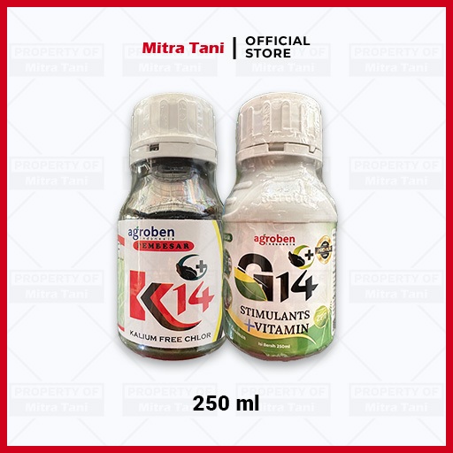 Pupuk Penyegar Tanaman G14 atau Pupuk Pembesar Buah K14 Original 250 ML