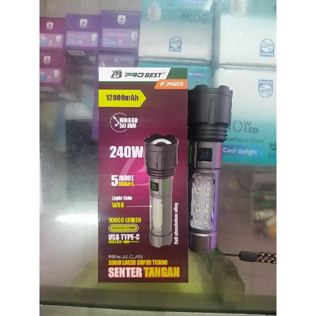 Senter tangan PROBEST 240W
