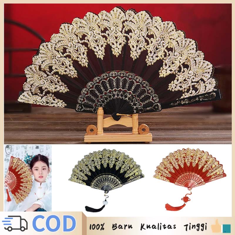 Kipas Lipat Tangan Kipas Tangan Lipat Aesthetic Kipas Tangan Lipat Kecil Kipas Manual Tangan