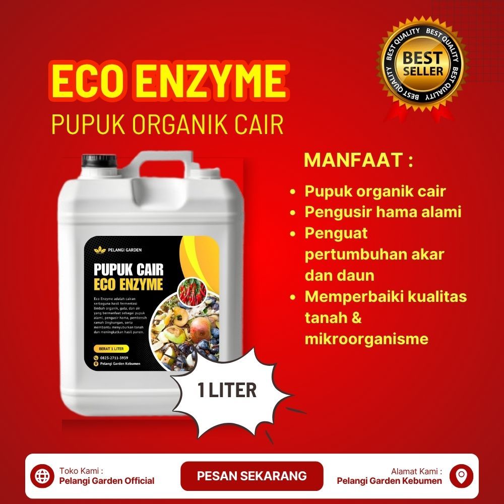 PENYUBUR TANAH  Pupuk Eco Enzyme Pupuk Isi 1 Liter