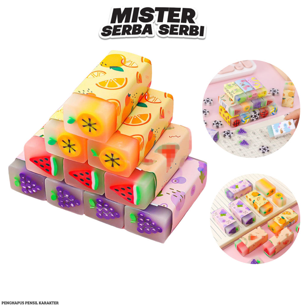 

MSS PENGHAPUS PENSIL KARAKTER H642 PENGHAPUS PENSIL KARAKTER BUAH DINOSAURUS LUCU FRUITS ERASER HAPUSAN ANAK SEKOLAH