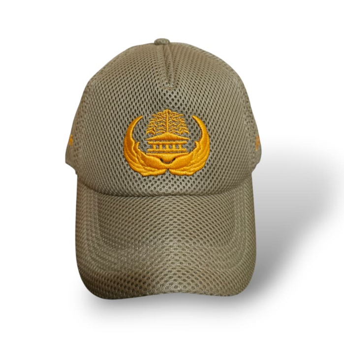 Topi Korpri Polos Sintong polos Krem Topi Instansi Double mess bordir Jaring murah Topi Korpri PNS