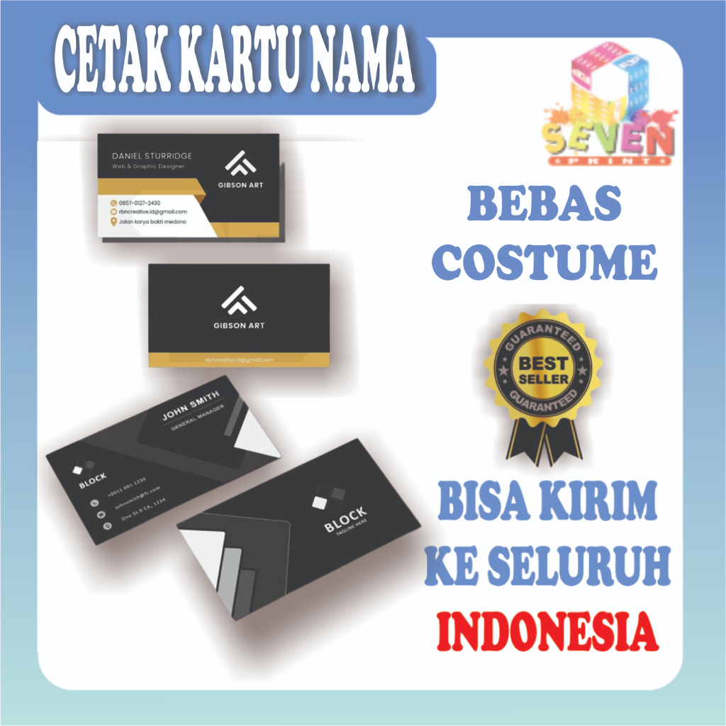 

CUSTOME KARTU NAMA PRIBADI / BISNIS